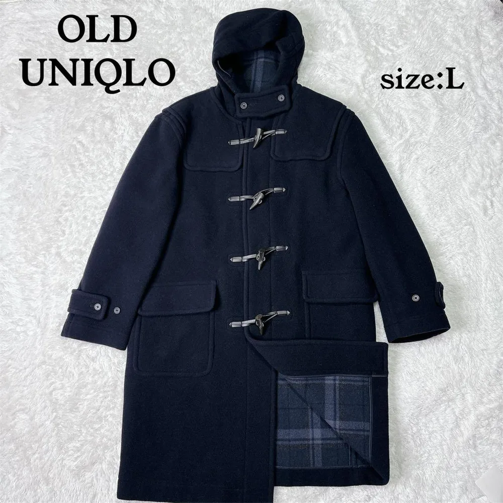 00s OLD GAP ロングダッフルコート ネイビー 紺 L ヴィンテージ