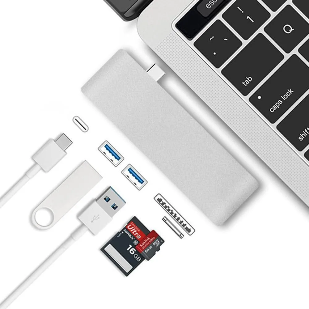 Type C変換アダプタ USBハブ MacBookなど