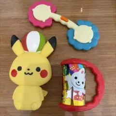 ピカチュウ ベビーおもちゃ 3点セット