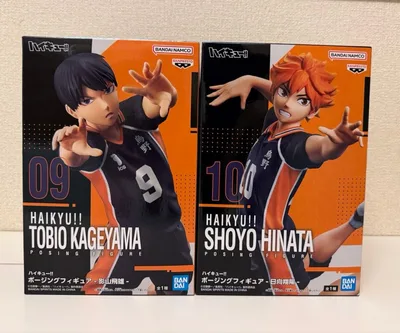 ハイキュー!! ポージングフィギュア 日向翔陽 影山飛雄 2種セット