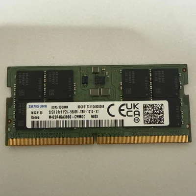 Samsung DDR5 SODIMM 32GB メモリー
