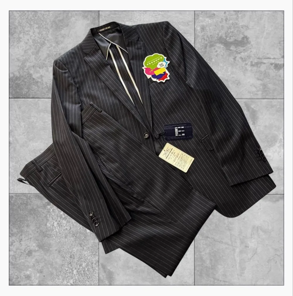 PERSON'S FOR MEN ストライプ スーツ セットアップ YA6