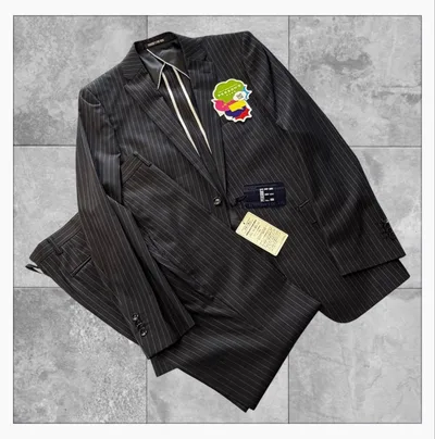 PERSON'S FOR MEN ストライプ スーツ セットアップ YA6