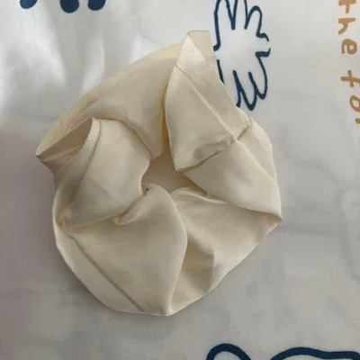 シンプル 無地 シュシュ ヘアゴム