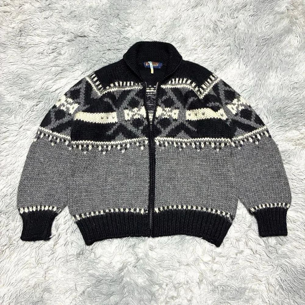 【美品】MACHOPE ORIGINAL カウチンセーター L ノルディック