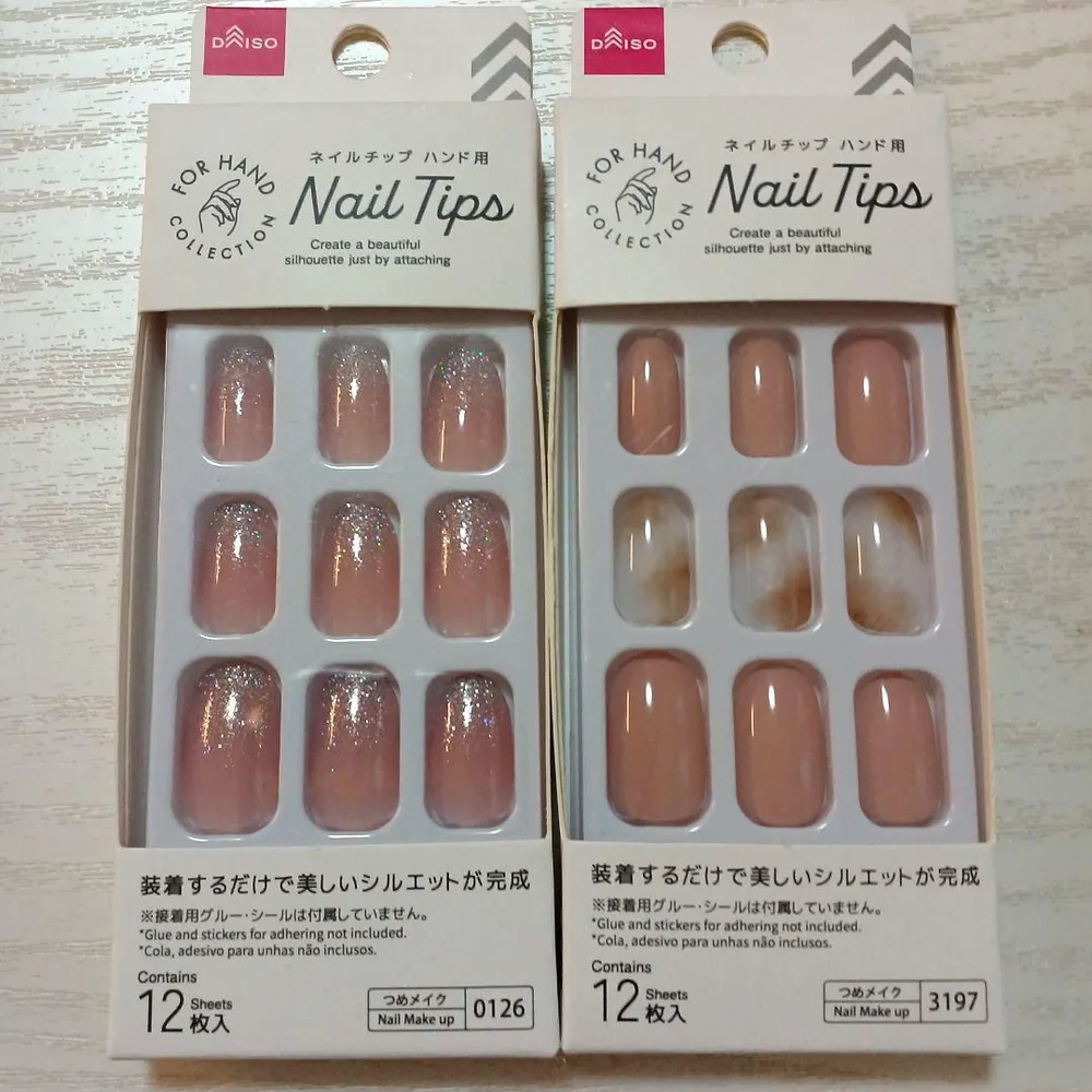 DAISO ネイルチップ ハンド用 2種セット