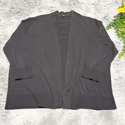 無印良品 カーディガン 羽織り シンプル オーバーサイズ (XL) 綿100%