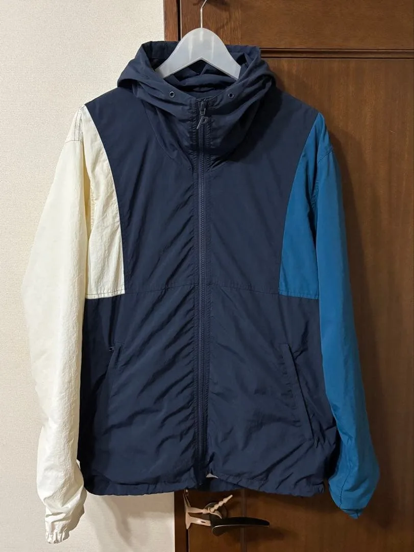 PALACE ナイロンジャケット M カラーブロック フード シェル アウター
