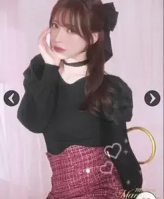 michellMacaron チョーカーニットトップス