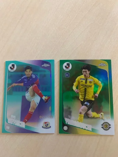 Topps Chrome Jリーグ 宮市亮 山内翔 カード 2枚セット