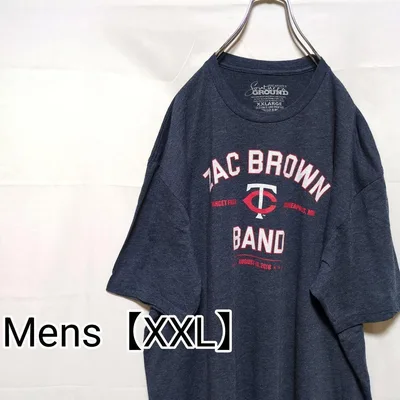 N11【US輸入】ザック・ブラウン・バンド 半袖Tシャツ【メンズXXL】ネイビー