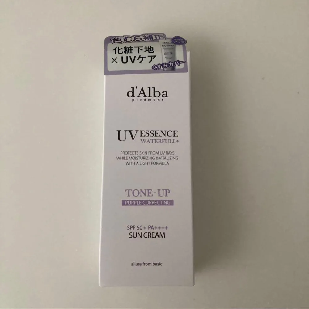 【新品】ダルバ トーンアップサンクリーム 化粧下地 日焼け止め パープル50ml