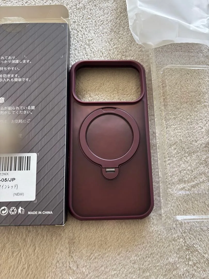 iPhone17プロ ケース リング マグネット