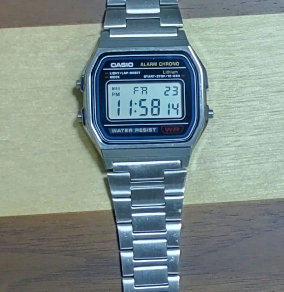 CASIO A158W デジタル腕時計 シルバー【チプカシ】
