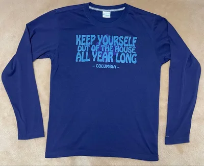 【美品人気 Columbia コロンビア 長袖カットソー ネイビー M】