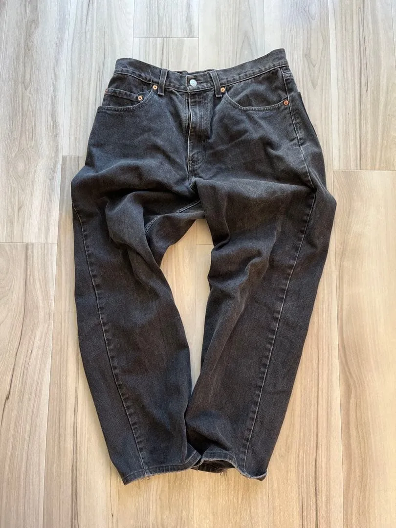 Levi's 550 ブラックデニムパンツ W34 L30
