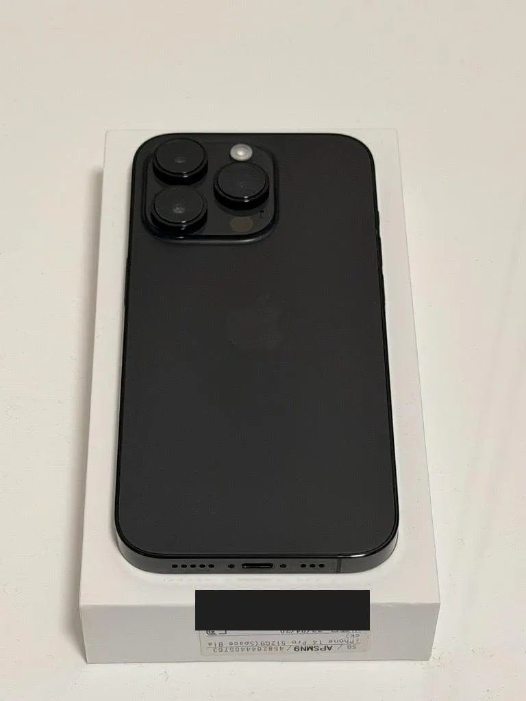 iPhone 14 Pro 512GB スペースブラック 箱付き 電池84%