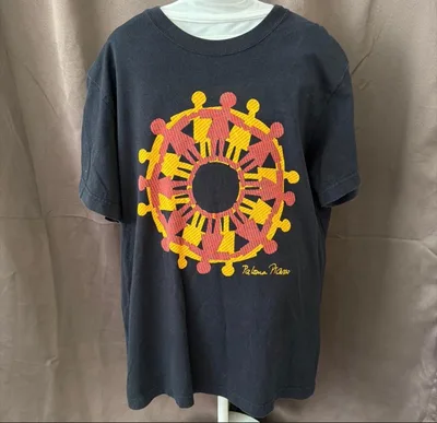 パロマ・ピカソアートプリントTシャツ ブラック Lサイズメンズ 古着 ストリート
