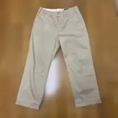 チノパン ベージュ ボタンフライ FAT skinny L