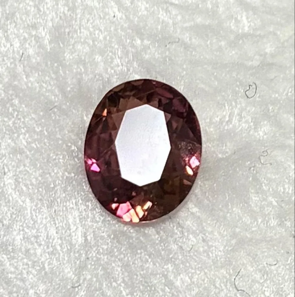 【GTJ】トルマリン ルース オーバルカット 天然石0.91ct