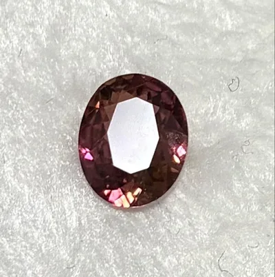 【GTJ】トルマリン ルース オーバルカット 天然石0.91ct