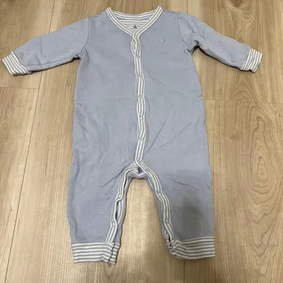 baby GAP ベビー ロンパース 3-6M ブルー 70センチ