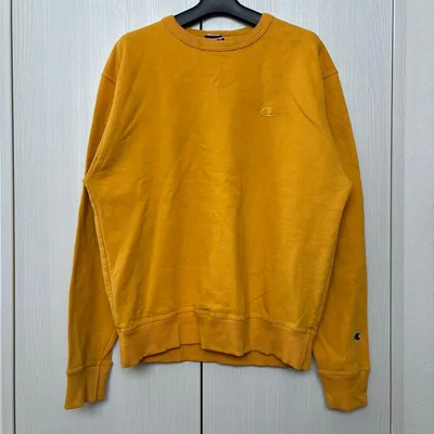 【即納】 champion チャンピオン スウェット トレーナー イエローM