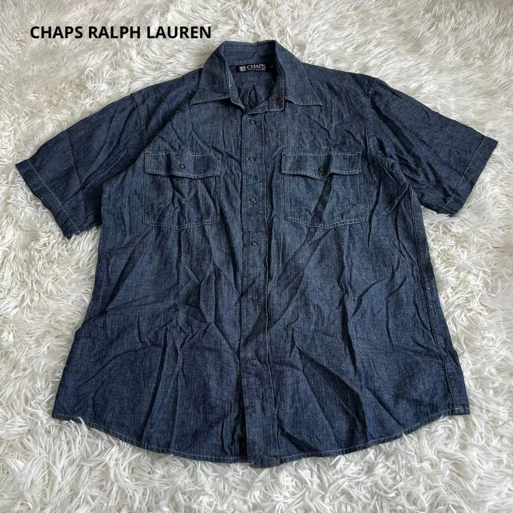 チャップスラルフローレンCHAPS RALPH LAUREN デニムシャツ 半袖