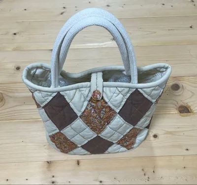 【ハンドメイド】キルティング トートバッグ パッチワーク