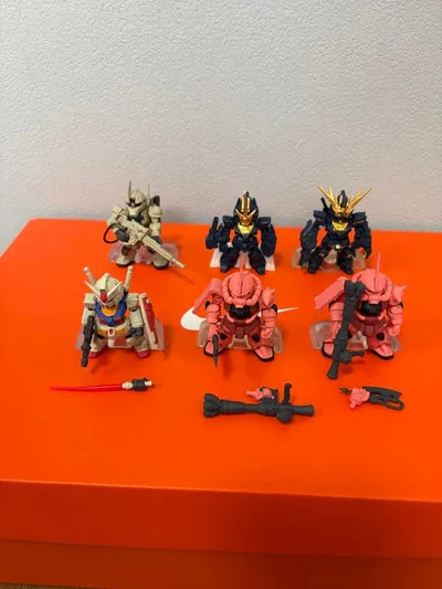 旧ガンダムコンバージ 6体セット