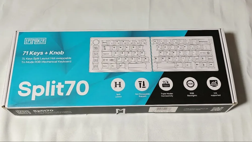 分離型EPOMAKER Split70 メカニカルキーボード