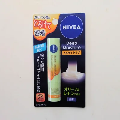 ニベア ディープモイスチャー メルティタイプ オリーブ&レモンの香り