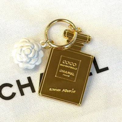 CHANEL シャネル 香水瓶 カメリア チャーム