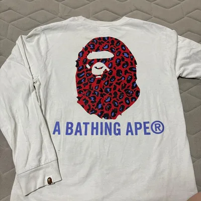 A Bathing Ape 長袖Tシャツ ホワイト レディース M