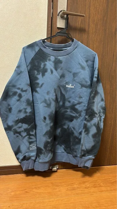 Deviluse デビルユース Tie-Dye タイダイ スウェット ブルー