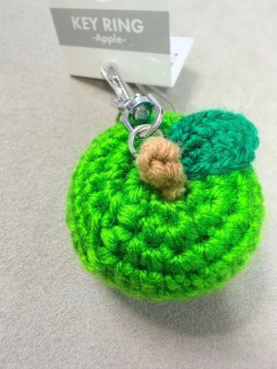 KEY RING -Apple- グリーン