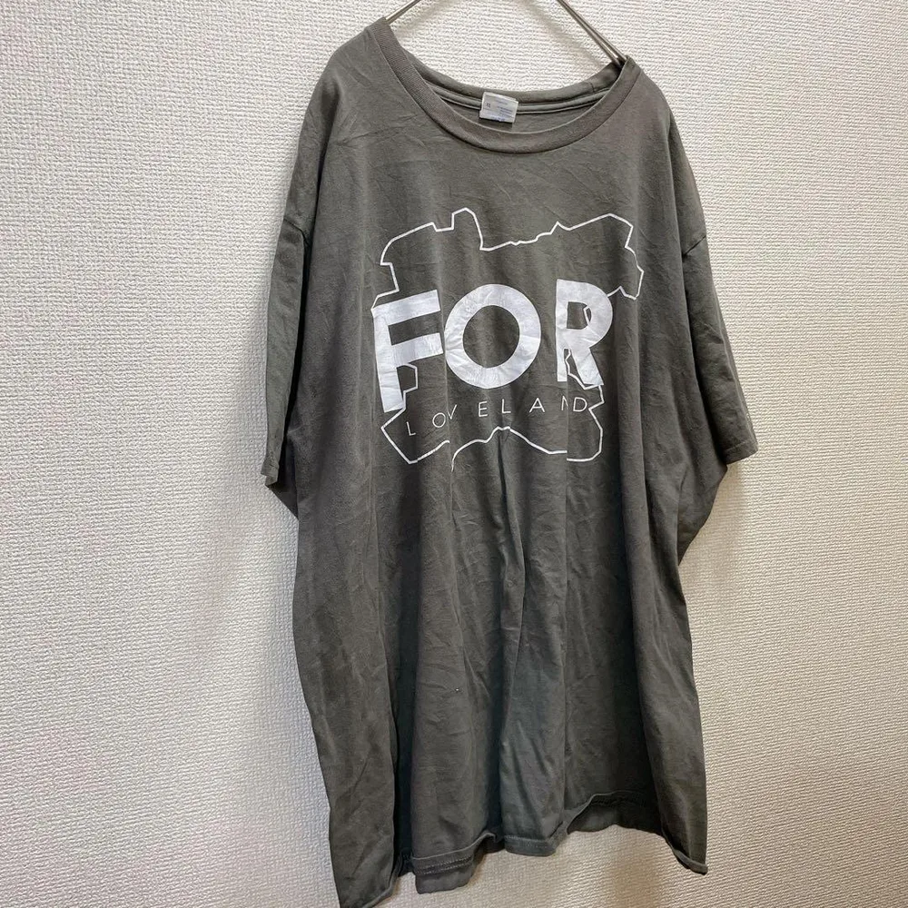 ポートアンドカンパニー【XL】Tシャツ 丸首 プリント 墨黒 綿 お出かけ