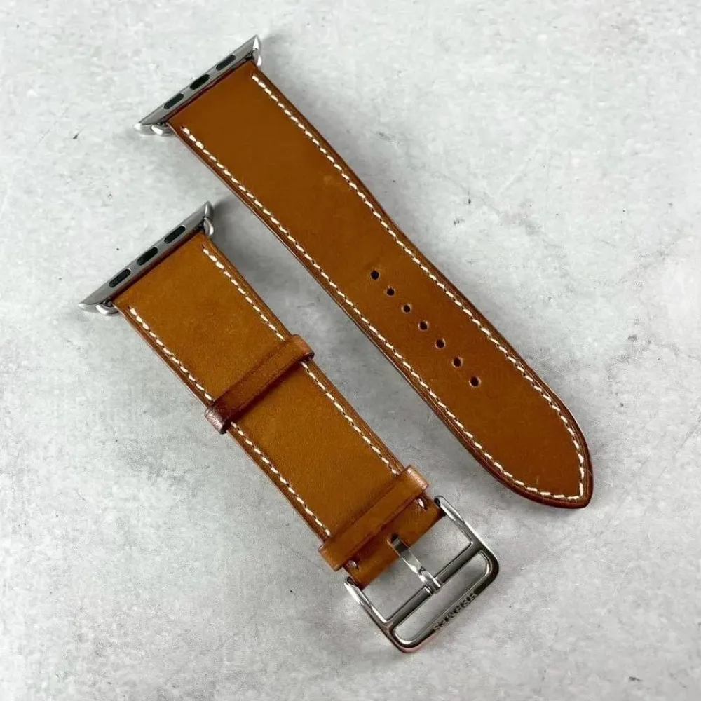 Apple Watch HERMES レザーベルト シンプルトゥール 42mm