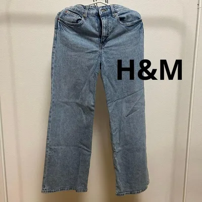 H&M デニムパンツ ライトブルー