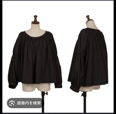 COMME des GARCONS ブラウス ブラック XS