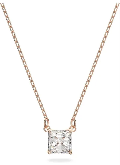 SWAROVSKI ローズゴールドトーン ネックレス