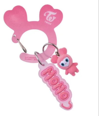 TWICE LOVELYS カラビナ ガチャ モモ キーホルダー