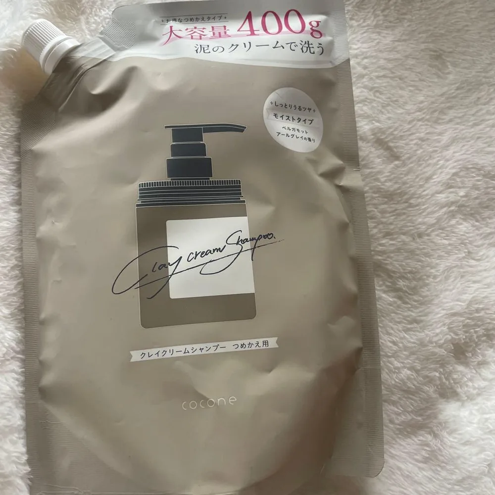 cocone クレイクリームシャンプー 詰め替え 400g