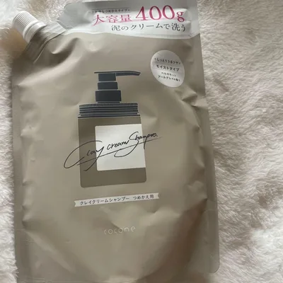 cocone クレイクリームシャンプー 詰め替え 400g