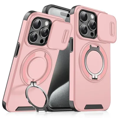 人気iPhone17romax用ケース カメラ保護 落下耐衝撃 スタンド付き ピ