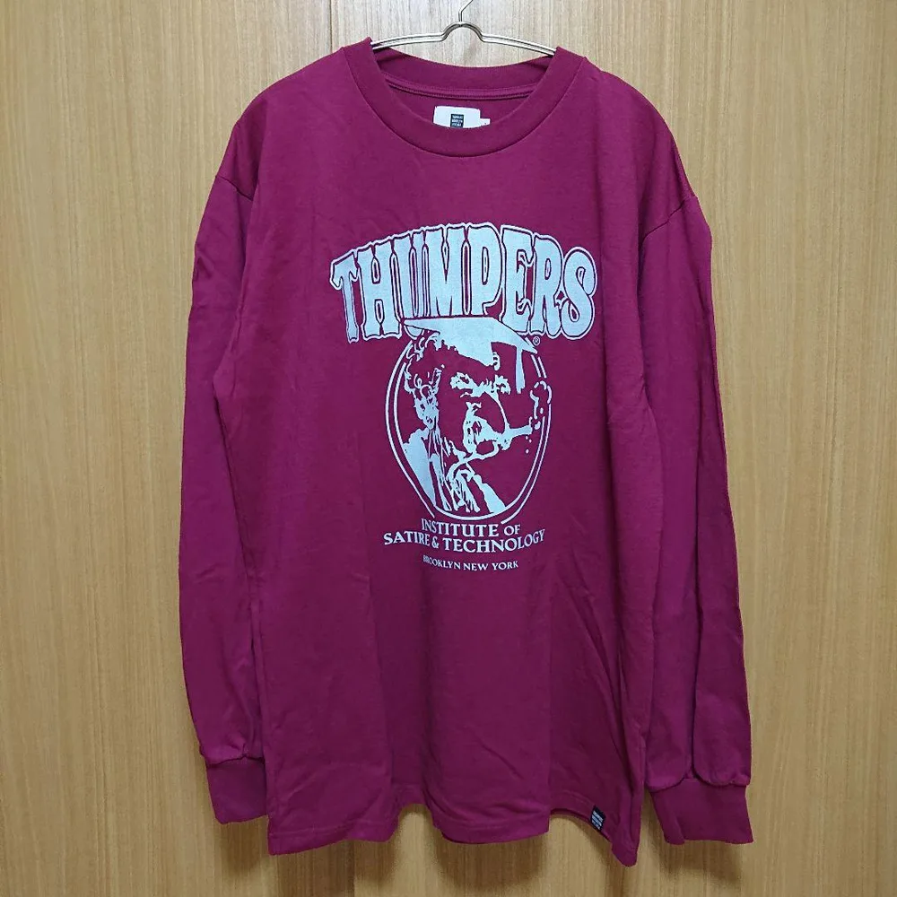 THUMPERS 長袖カットソー ボルドー Lサイズ