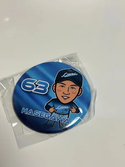 アオフェス缶バッジ 長谷川信哉選手