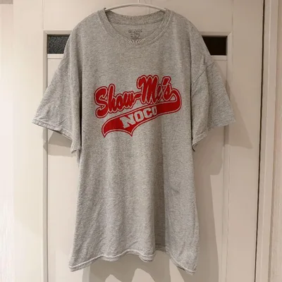 ギルダン Tシャツ クルーネック 半袖 ロゴ 灰色 綿 お出かけ 2XL