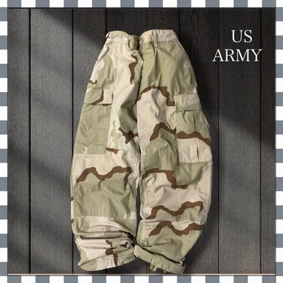 8240/US ARMY米軍実物デザートカモカーゴパンツダブルニーM/S