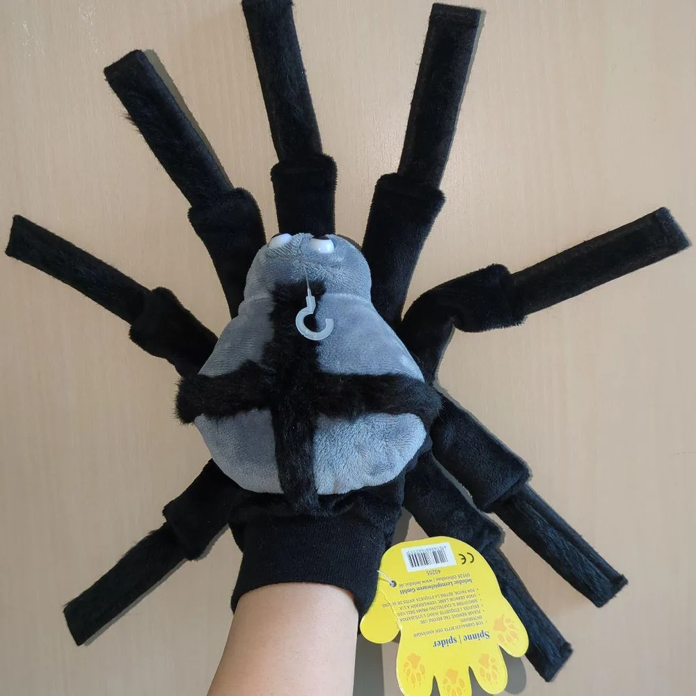 Beleduc スパイダー くも ハンドパペット ぬいぐるみ 蜘蛛
